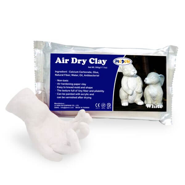 Air Hardening Clay 500g(White)