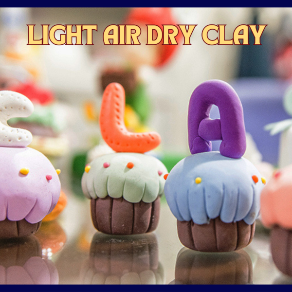 artwork of soft air dry clay-clay