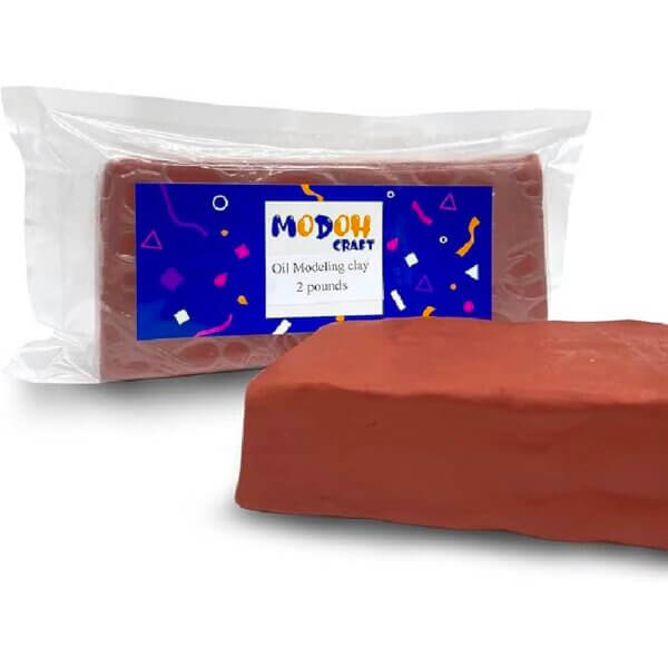 Oil Modeling Clay 2lbs (Terracotta)