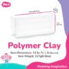Polymer Clay 0.5lb (White) - Image 2