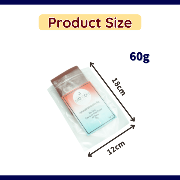 soft clay 60g product size
