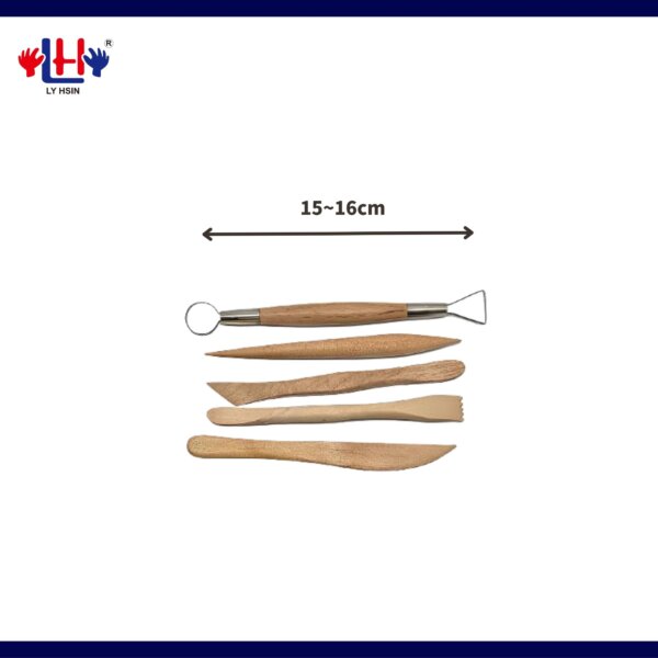 product size of wooden clay tools