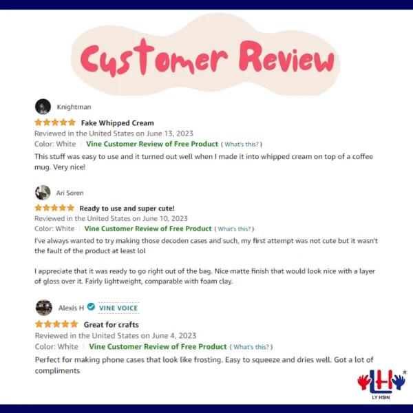 whipped cream clay customer review