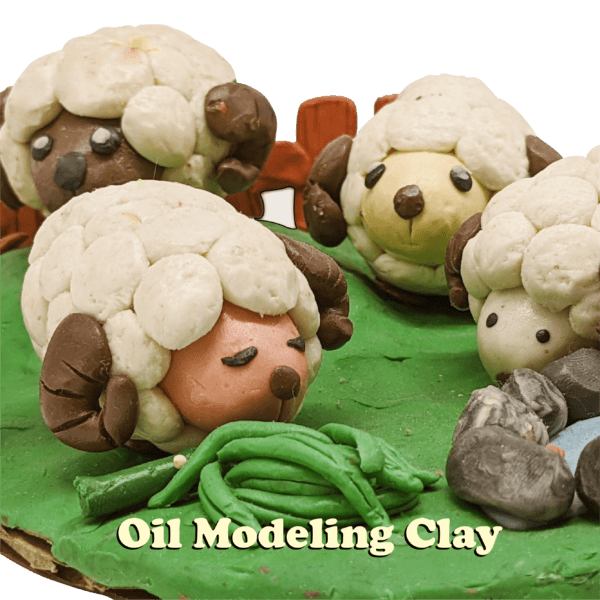 oil based clay sheep
